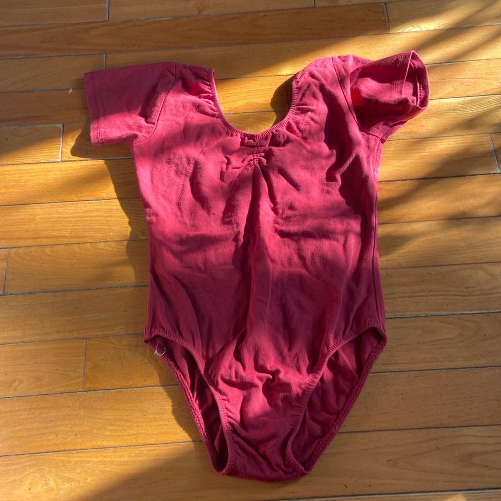 Girls Ballet one piece with skirt